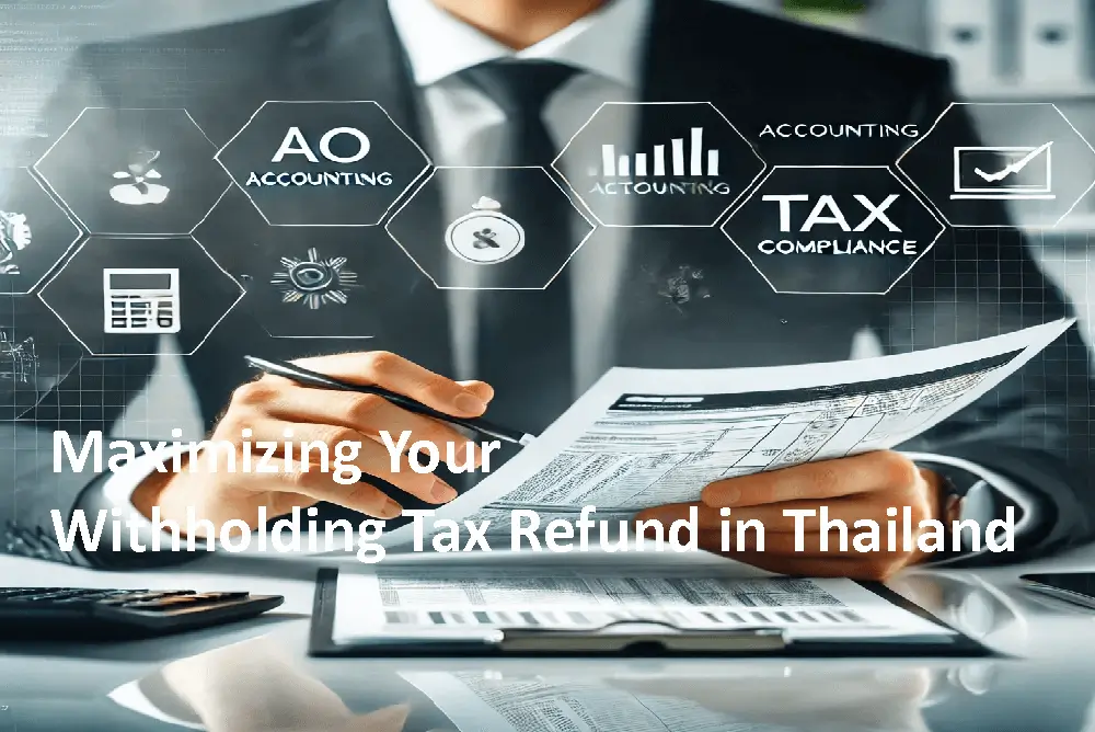 Man in black business suit holding financial document