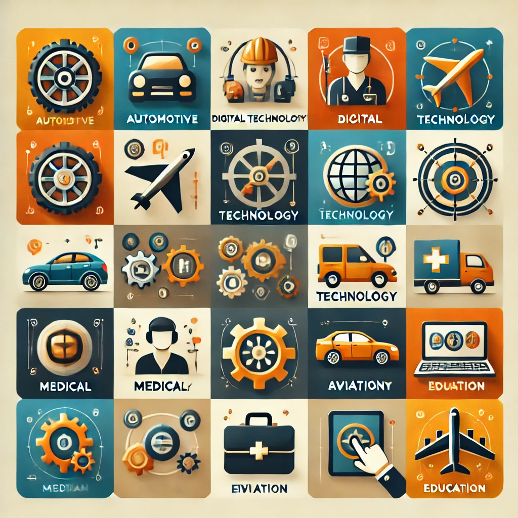 BOI Revamps LTR Visa Criteria to Attract Global Talent and Position Thailand as a World-Class Talent Hub 1 DALL·E 2025 01 20 12.39.29 A visually appealing collage of industry icons representing automotive digital technology medical aviation and education sectors. The icons are ar AO Accounting & Advisory Ltd.