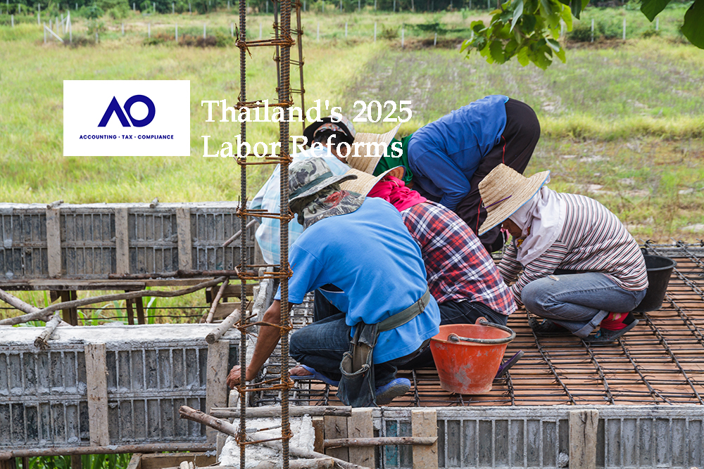 Discover Thailand's 2025 labor reforms, focusing on new labor codes, social security enhancements, and protections for both employers and employees.